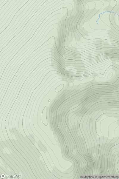 Thumbnail image for An Socach [Killilan to Inverness] showing contour plot for surrounding peak